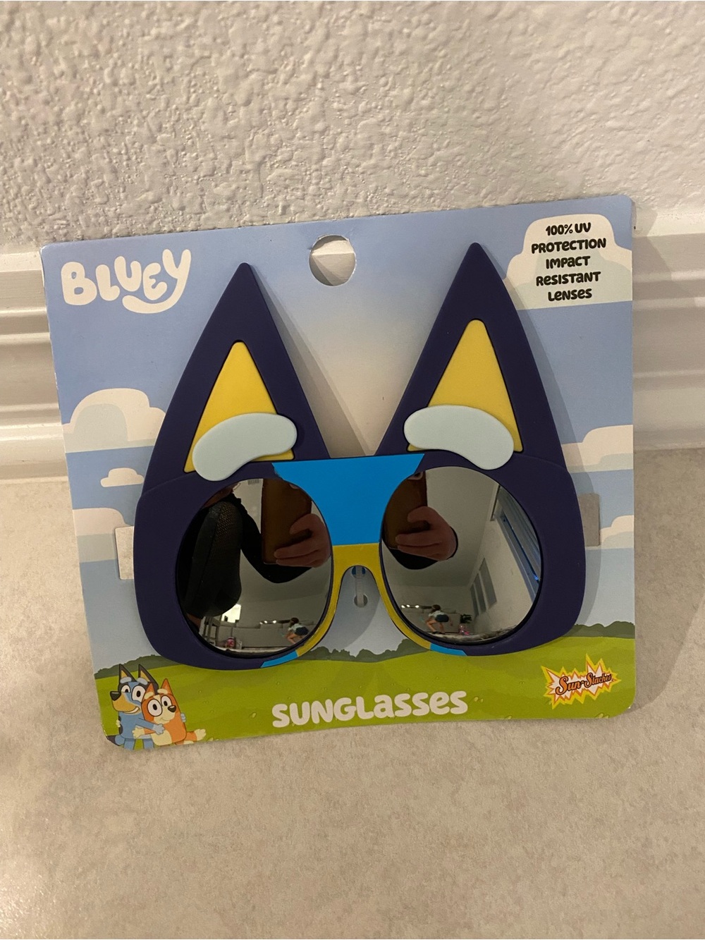 Brand new Kids Purple & Blue Sunglasses - bluey